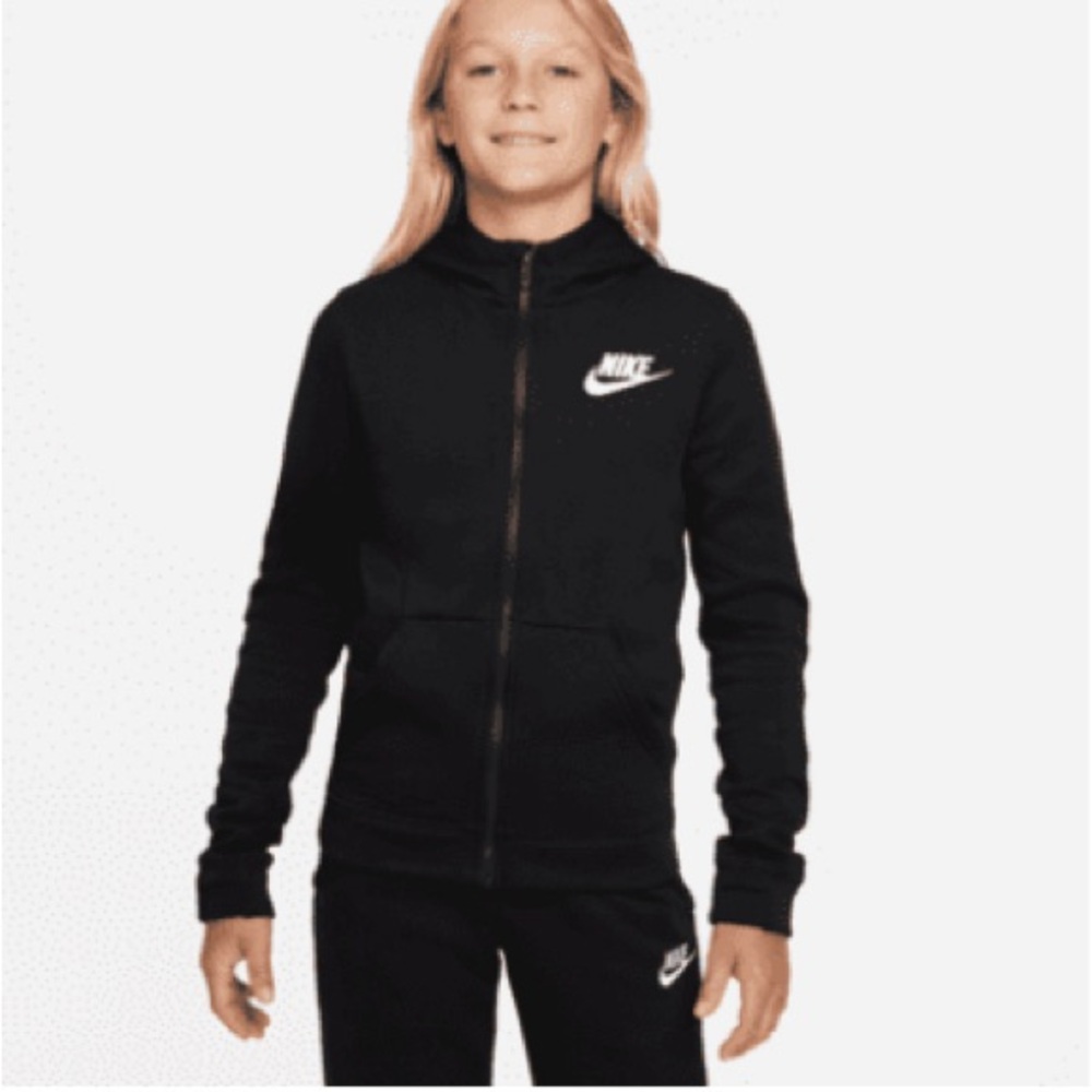 NIKE black zip up